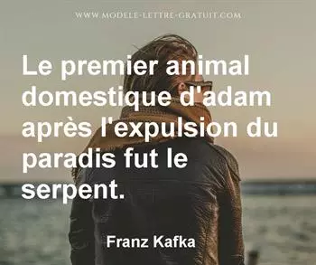 Citation de Franz Kafka