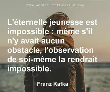 Citation de Franz Kafka
