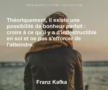 Citation de Franz Kafka