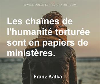 Citation de Franz Kafka