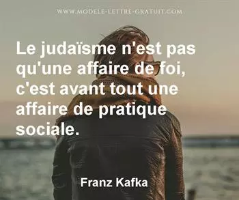 Citation de Franz Kafka