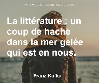 Citation de Franz Kafka