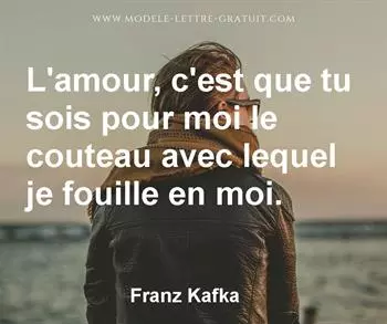 Citation de Franz Kafka