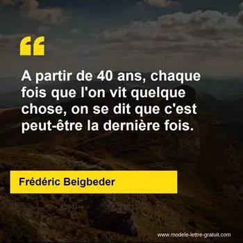 Citation Frédéric Beigbeder
