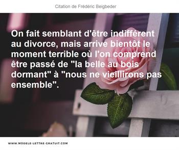 On Fait Semblant D Etre Indifferent Au Divorce Mais Arrive Frederic Beigbeder