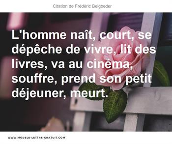 Citations Frédéric Beigbeder