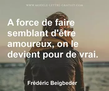 Citation de Frédéric Beigbeder