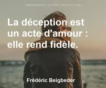 Citation de Frédéric Beigbeder
