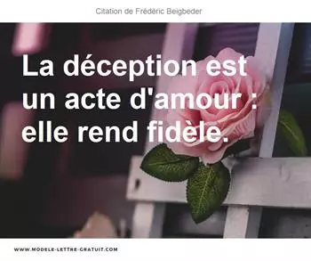 Citations Frédéric Beigbeder