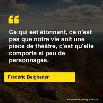Citation Frédéric Beigbeder