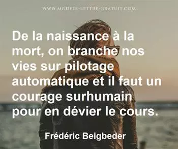 Citation de Frédéric Beigbeder