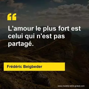 Citation Frédéric Beigbeder