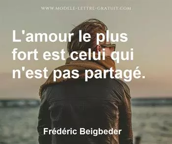 Citation de Frédéric Beigbeder