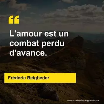 Citation Frédéric Beigbeder