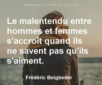 Citation de Frédéric Beigbeder