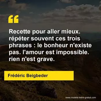 Citation Frédéric Beigbeder
