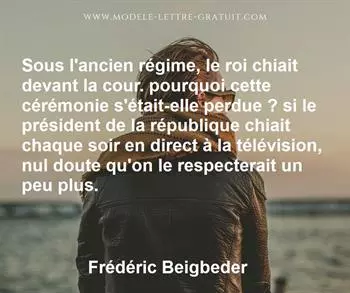 Citation de Frédéric Beigbeder