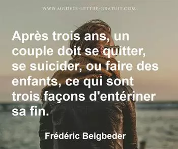 Citation de Frédéric Beigbeder