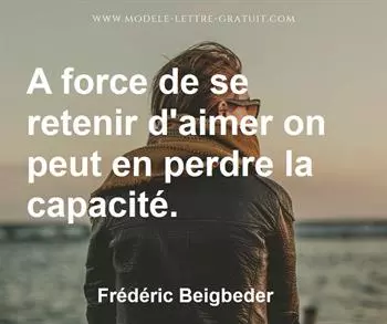 Citation de Frédéric Beigbeder