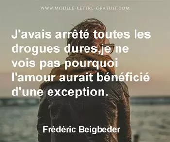 Citation de Frédéric Beigbeder