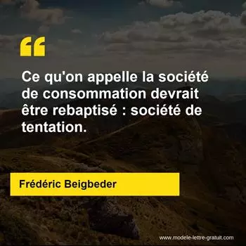 Citation Frédéric Beigbeder