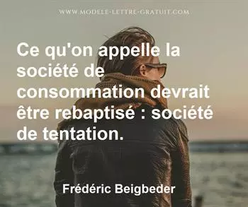 Citation de Frédéric Beigbeder