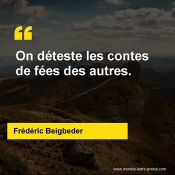 Citation Frédéric Beigbeder