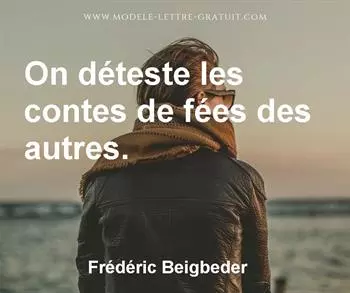 Citation de Frédéric Beigbeder