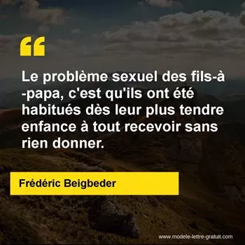 Citation Frédéric Beigbeder