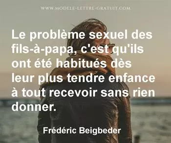 Citation de Frédéric Beigbeder
