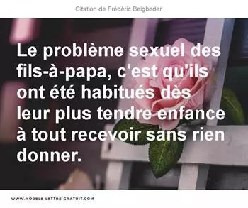 Citations Frédéric Beigbeder