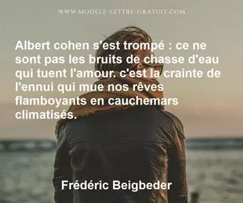 Citation de Frédéric Beigbeder