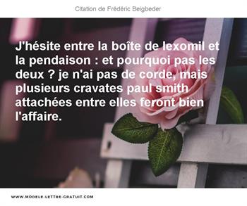Citations Frédéric Beigbeder