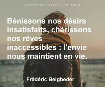 Citation de Frédéric Beigbeder