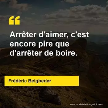 Citation Frédéric Beigbeder