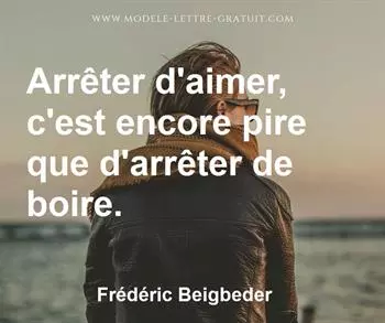 Citation de Frédéric Beigbeder