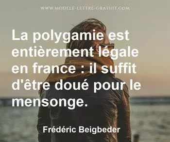 Citation de Frédéric Beigbeder