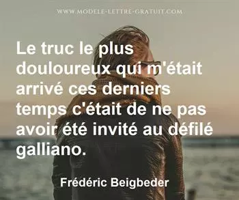 Citation de Frédéric Beigbeder