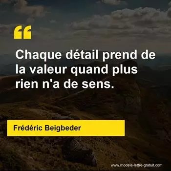 Citation Frédéric Beigbeder
