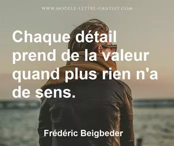 Citation de Frédéric Beigbeder