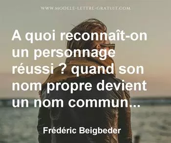 Citation de Frédéric Beigbeder