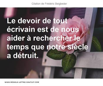 Citations Frédéric Beigbeder