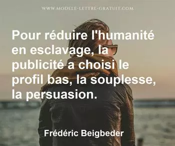 Citation de Frédéric Beigbeder