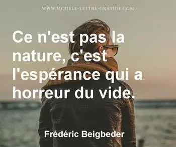 Citation de Frédéric Beigbeder