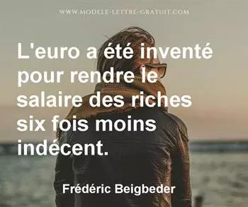 Citation de Frédéric Beigbeder