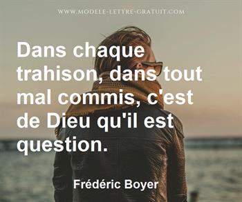 Citation de Frédéric Boyer