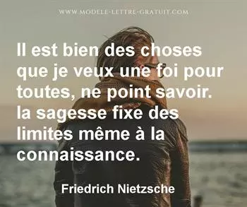 Citation de Friedrich Nietzsche