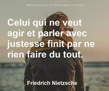 Citation de Friedrich Nietzsche
