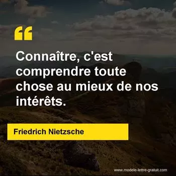 Citation Friedrich Nietzsche
