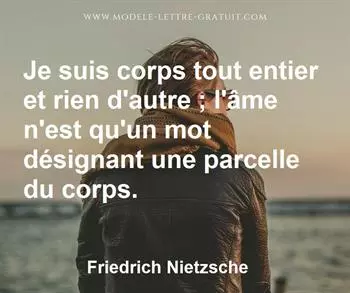 Citation de Friedrich Nietzsche